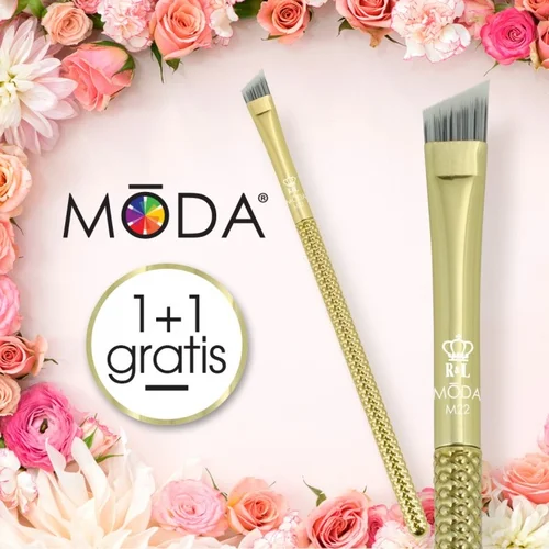 MŌDA® Metallics Kosa četkica za obrve 1+1 GRATIS