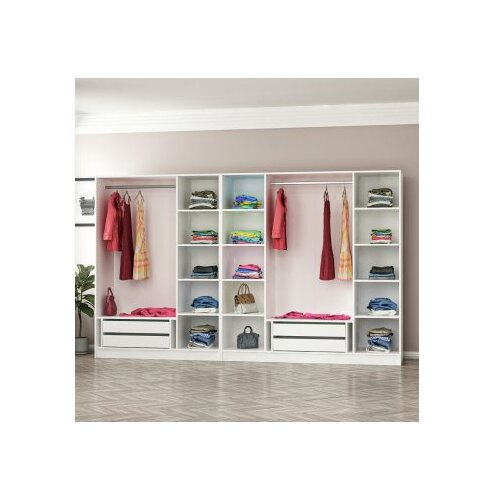 Hanah home Kale 6666 Ormar, 315x190x52cm, Bijeli Slike