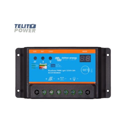 Victron Energy Victron bluesolar pwm-light 12/24v-30a &ndash; solarni regulator punjenja ( 5080 ) Cene