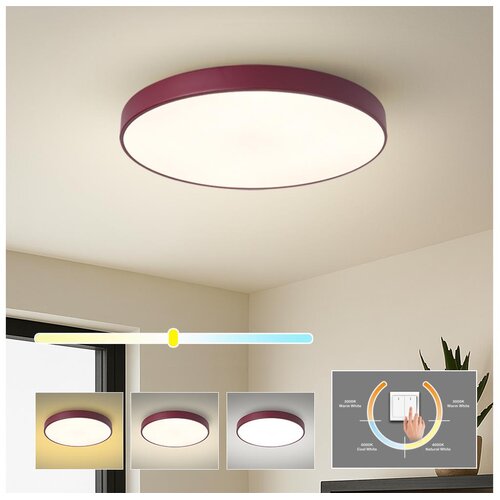  Brilagi - LED stropna svetiljka POOL LED/60W/230V 3000/4000/6000K 50 cm burgundska Cene