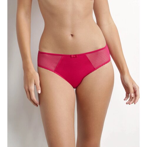 DIM GENEROUS COTTON BIO SLIP - Women's Organic Cotton Panties - Red Cijene