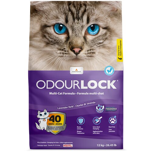 OdourLock mačji pesek sivka - 12 kg Slike