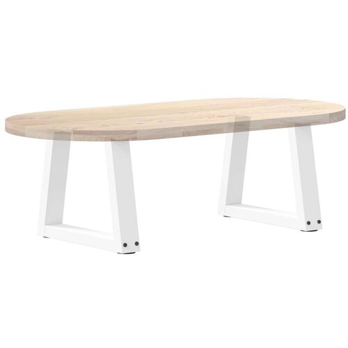  Noge za blagovaonski stol V-oblika 2 kom bijele 30x(30-31 3) cm Slike