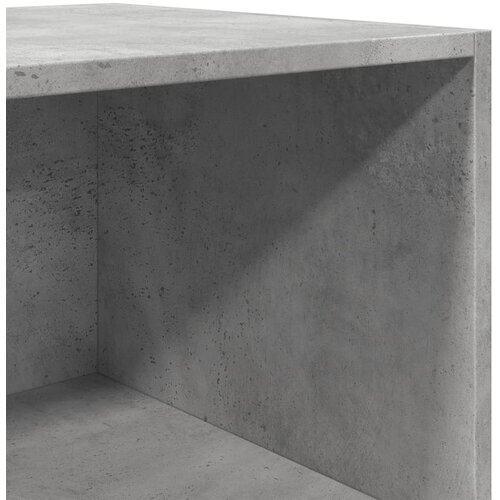  Visoka komoda siva boja betona 40x41x185 cm konstruirano drvo Slike