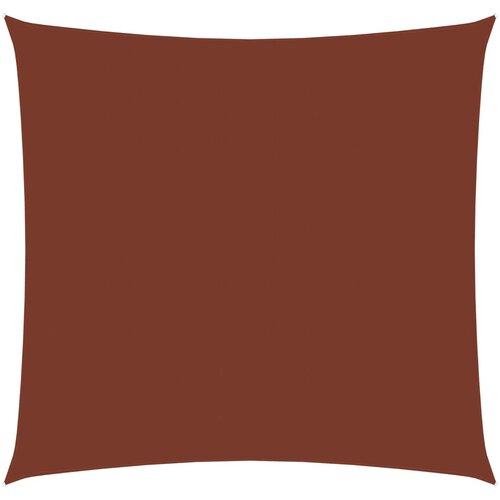 vidaXL Senčno jadro oksford blago kvadratno 2,5x2,5 m terakota, (20743147) Cene