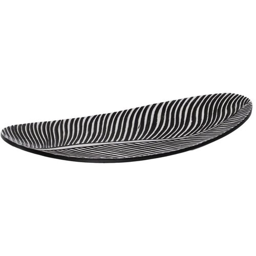 Ixia Dekorativni pladenj iz poliresina 16x37 cm B&amp;amp;W &amp;ndash; Slike