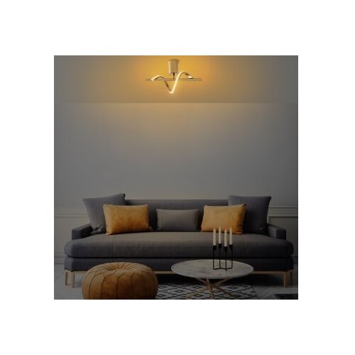 Opviq LED stropna svjetiljka u zlatnoj boji &amp;oslash; 7 cm Likma &amp;ndash; Slike