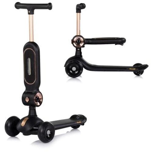  Sklopivi trotinet Chipolino Bloomi do 50kg 005144 CP - Crni Slike