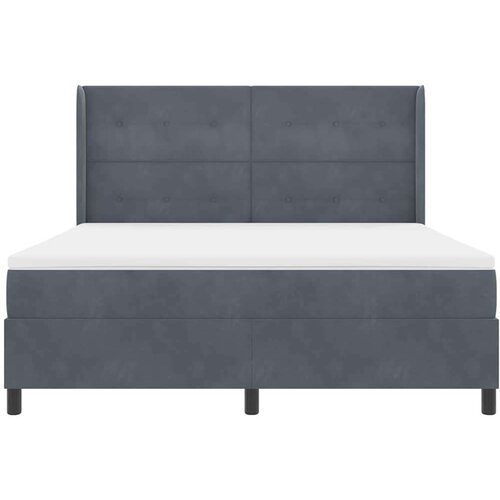 Box spring krevet Tamno siva 180 x 200 cm Bar&amp;scaron;un Slike