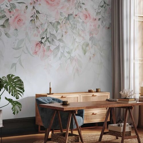  Foto tapeta - Waterfall of Roses - First Variant 294x210 Slike