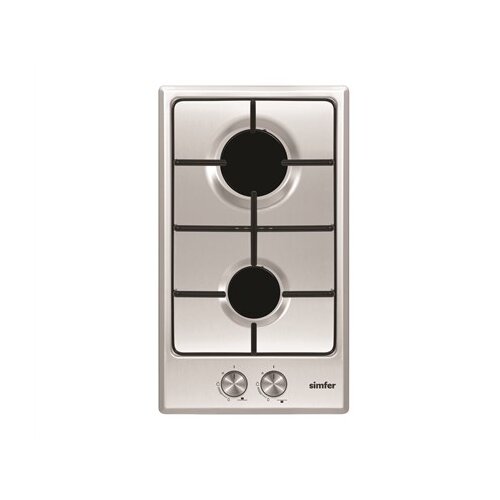 Simfer Hob | H3.200.VGRIM | Gas | Number of burners /cooking zones 2 | Rotary knobs | Stainless steel Slike