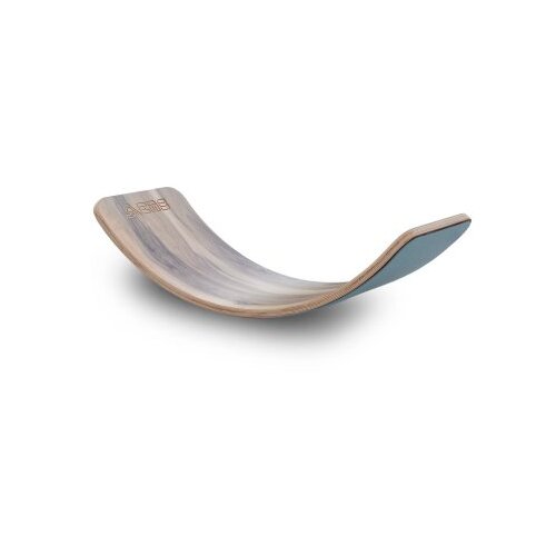Hanah home Drvena balans daska Wavy Board Walnut Blue Slike