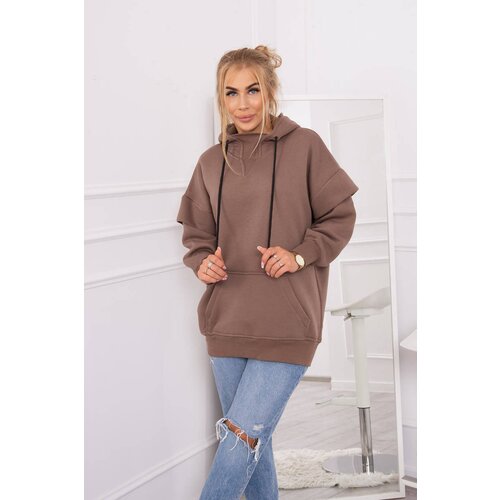 Kesi Mocca insulated turtleneck sweatshirt Slike
