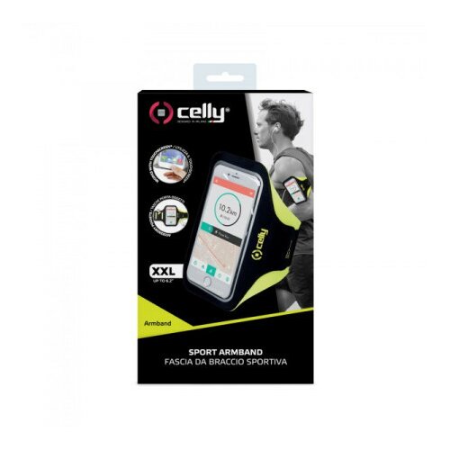 Celly sportska futrola za mobilni telefon u žutoj boji ( ARMBANDXXLYL ) Cene