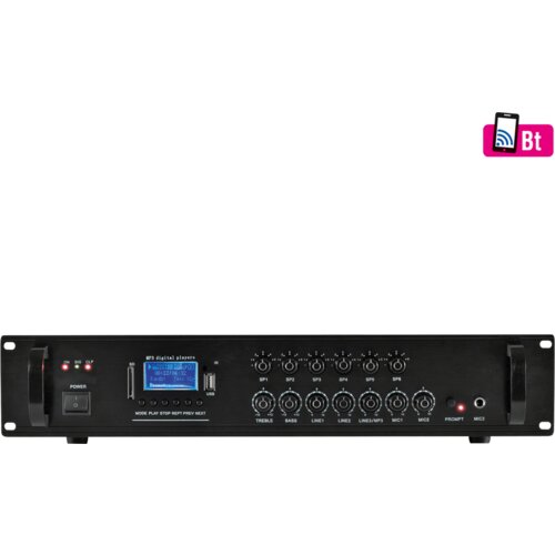 Sal Pojačalo 110V sa miksetom 120W, Bluetooth, FM, USB - MPA 120BT Cene