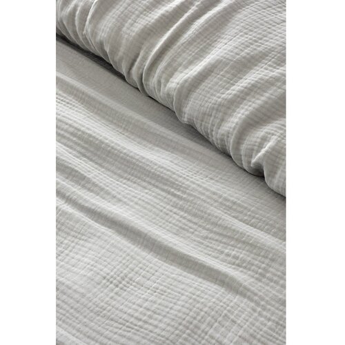  Svijetlo sivi prekrivač od muslina 220x250 cm Muslin – Cene