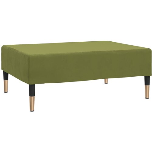 VidaXL Stolček za noge svetlo zelen 78x56x32 cm žamet, (20772426) Slike