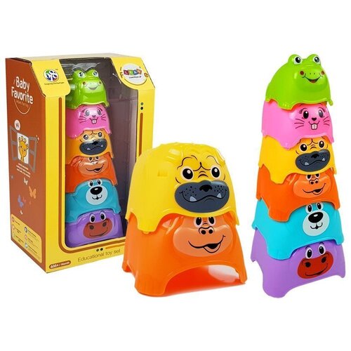  Edukativna piramida za bebu Animals Cups Cene