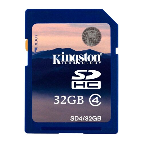 Kingston SDHC 32GB Class 4 SD4/32GB memorijska kartica Slike