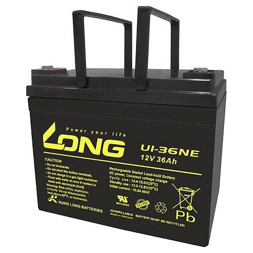 Long U1-36NE U1-36NE svinčeni akumulator 12 v 36 ah svinčevo-koprenast (&amp;scaron; x v x g) 196 x 169 x 130 mm M6-vijačni priklop obstojnostni cikel\, nizko samopraznjenje\, brez vzdrževanja, (20438497) Slike