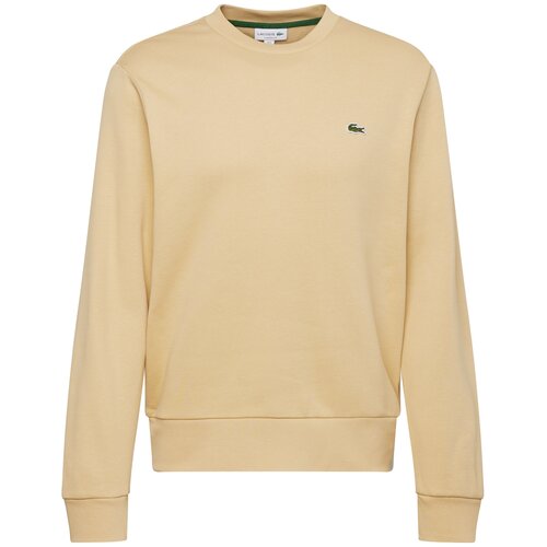 Lacoste Sweater majica pijesak / tamno zelena / bijela Cene