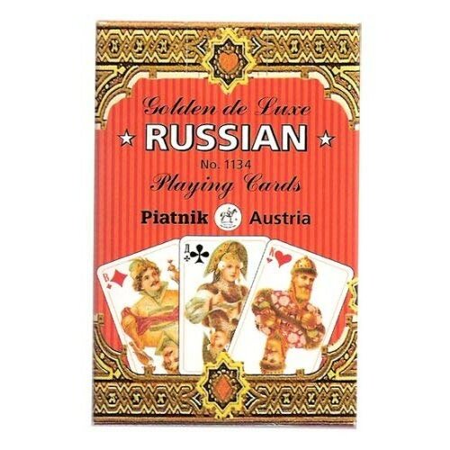 Piatnik karte golden russian Slike