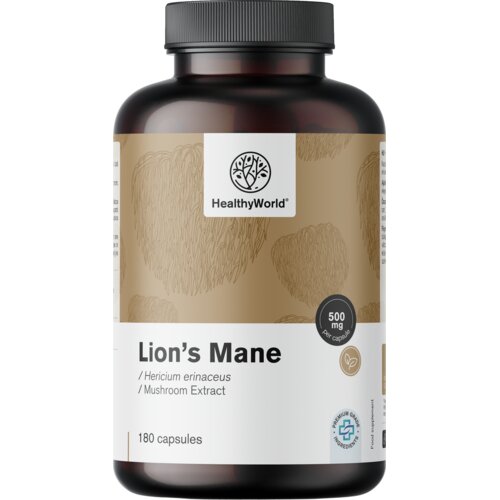 Lion&amp;#039;s mane 500 mg - 180 kaps. Slike