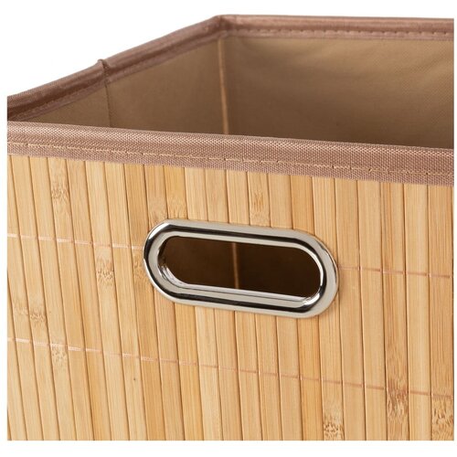 Compactor Bambusova kutija za pohranu u prirodnoj boji 31x31x31 cm &amp;ndash; Slike