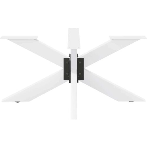  Noga klub stolića u obliku pauka bijela 98x58x(42-43) cm čelik - Bijela 98 x 58 x (42-43) cm 1 Slike