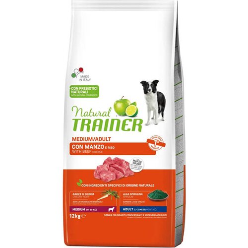 Trainer daily nutrition medium adult with beef - hrana za odrasle pse srednjih rasa - sa govedinom (3kg i 12kg) 12kg Slike