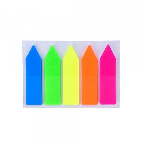 Indeksi strelice 12mm x 45mm /5x25 kom/ Yidoo 595040 Slike