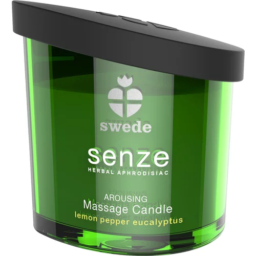 Swede Senze Massage Candle Arousing Lemon Pepper Eucalyptus 150ml