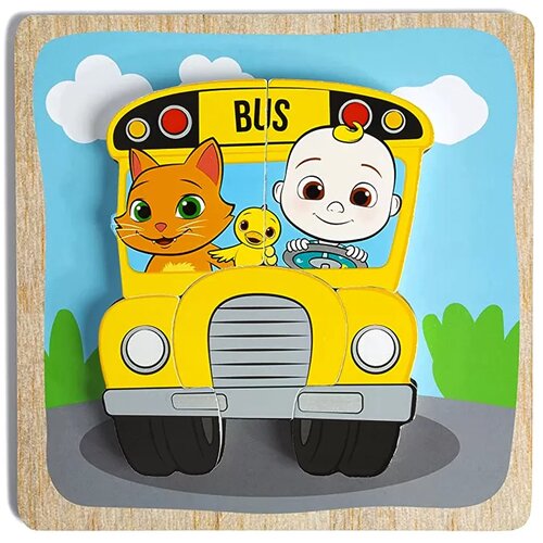  Drvene 3d puzzle Cocomelon - Model 02 Slike