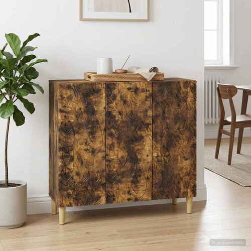  Kreveta Dimljeni hrast 89 x 34,5 x 80 cm Konstruirano drvo Cijene