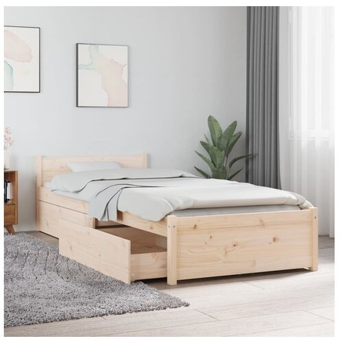 okvir za krevet s ladicama 75 x 190 cm jednokrevetni Cijene