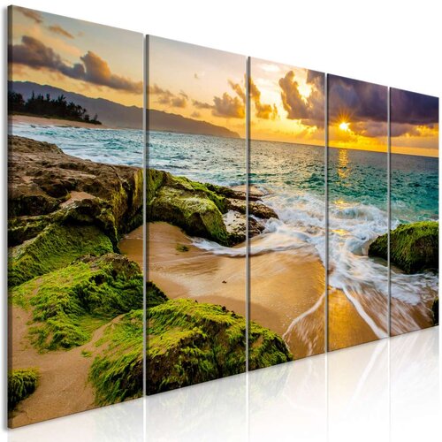  Slika - Turquoise Sea (5 Parts) Narrow 225x90 Slike