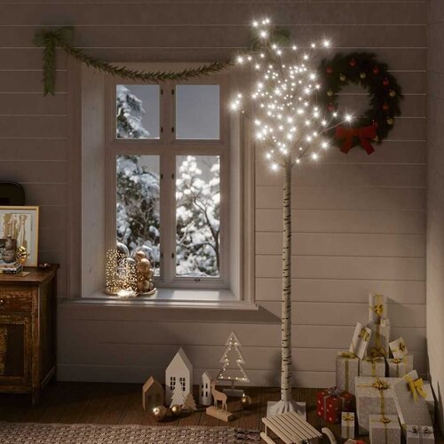  Božićno drvce 220 LED žarulja 2 2 m hladne bijele izgled vrbe - Hladna bijela 2.2 m 1 1 Slike