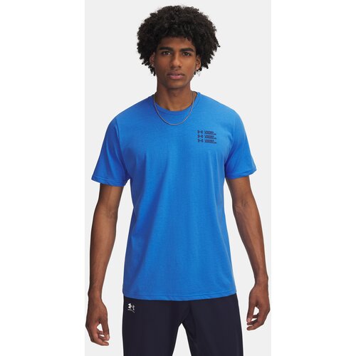 Under Armour Men's T-shirt UA TRIPLE STACK LC LOGO SS-BLU - Men's Cijene