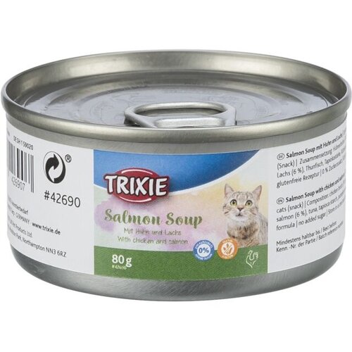Trixie supa za mačke od lososa i piletine 80g Slike