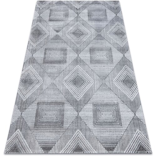RugsX Preproge Preproga Strukturni SIERRA G5011 Plo&scaron;čato tkano, 120x170 cm Siva Cene