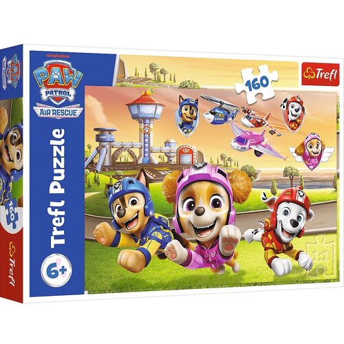 Trefl Puzzle Psi na vrhu/ Paw Patrol - 160 delova Slike