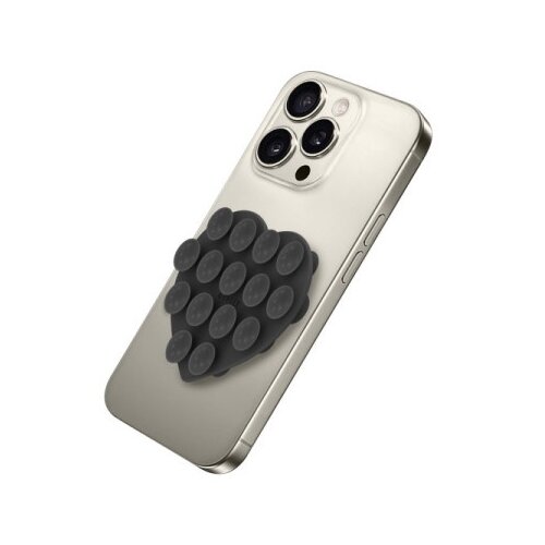Celly silikonski držač za telefon u obliku srca u CRNOJ boji ( FIXHEARTBK ) Cene