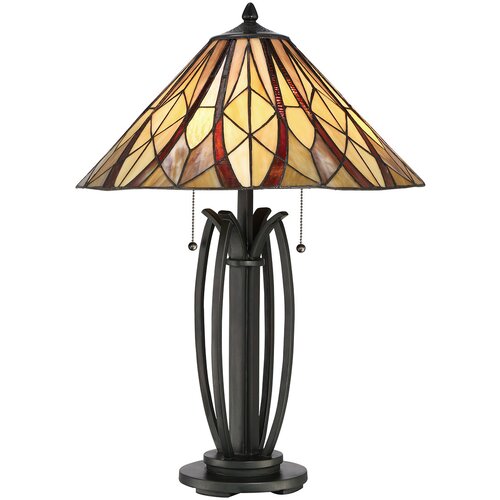 Elstead Lighting Elstead Victory Namizna svetilka Tiffany, Valiant Bronze, E27, (22100310) Cene
