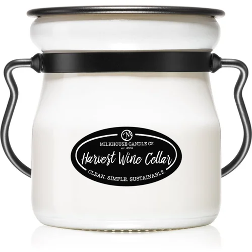 Milkhouse Candle Co. Creamery Harvest Wine Cellar dišeča sveča Cream Jar 142 g