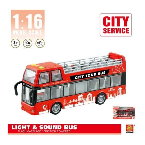  Autobus double decker sa zvukom i svetlom WY916A 1:16 50/70417-50 Cene