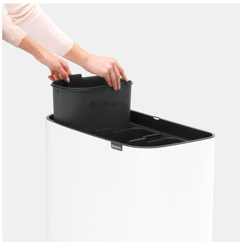 Brabantia Bijela željezna kanta za smeće za odvojeni otpad/na dodir 33 l Bo Touch Bin – Cijene