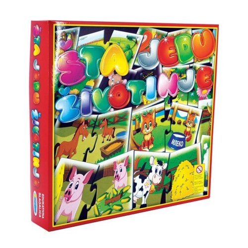 Puzzle &scaron;ta jedu životinje Pangraf #1-PSJZ Cene