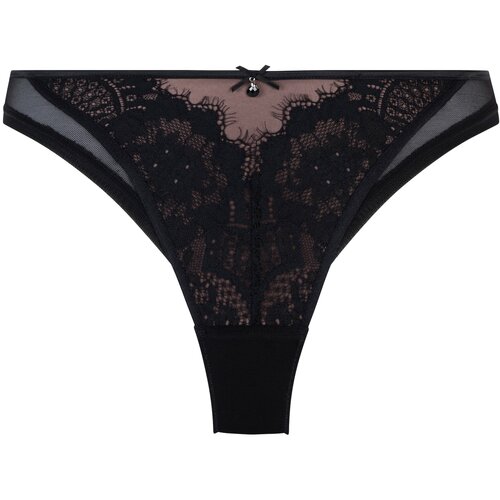 Hunkem&amp;ouml;ller Spodnje hlačke &amp;#039;Mirabella&amp;#039; temno bež / črna Slike