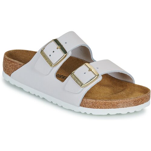 Birkenstock Natikači Arizona LENB Antique White Bela Slike