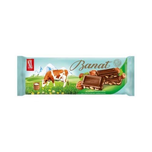 Swisslion čokolada sa seckanim lesnikom 200G Cene